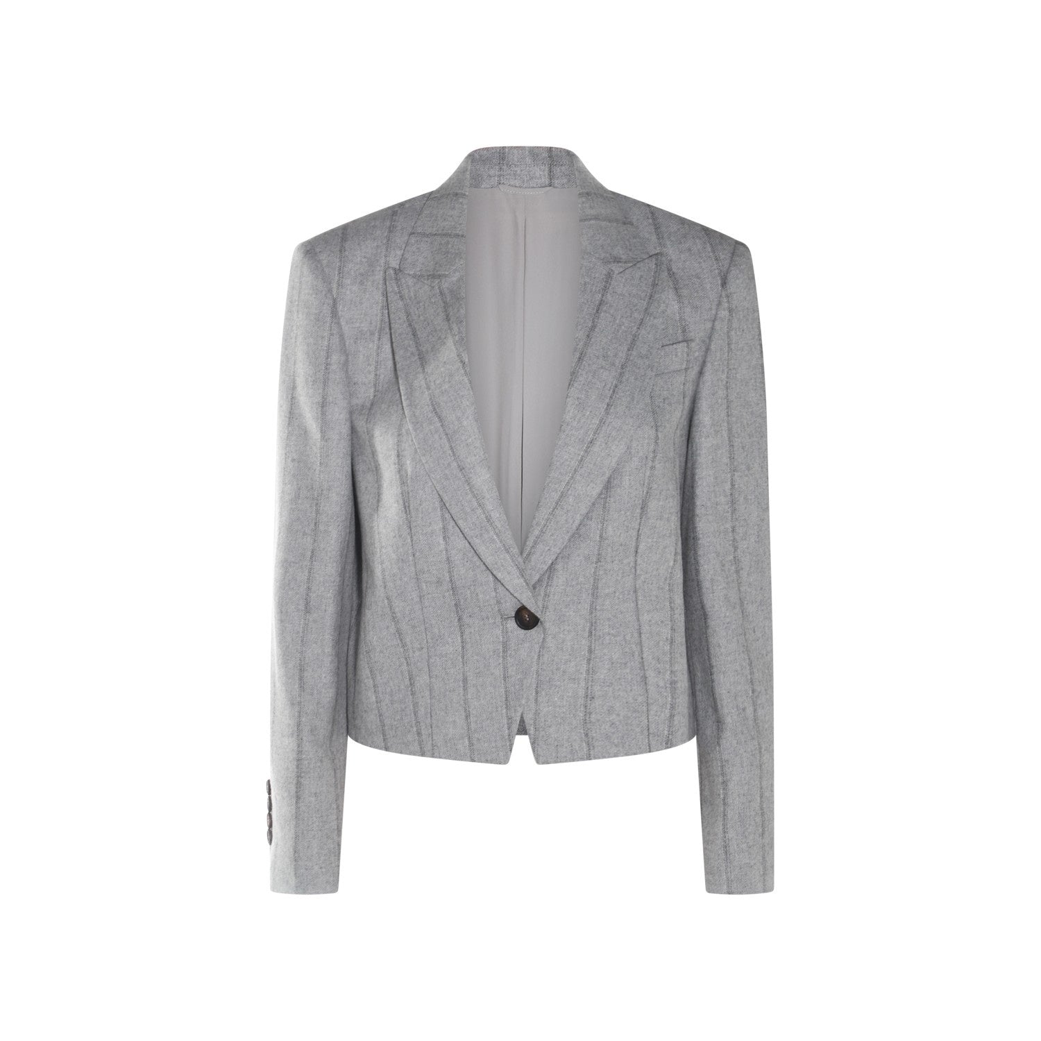 Gray Wool Blazer