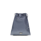 Blue Recycled Polyamide Clutch Bag