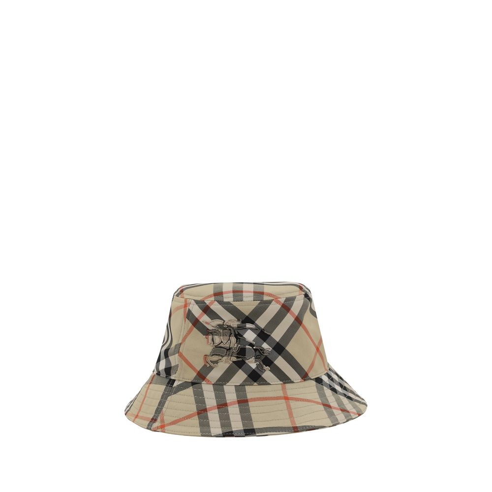 Beige Polyester Bucket Hat