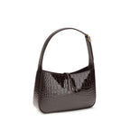 Bordeaux Crocodile Shoulder Bag