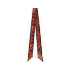 Orange Silk Scarf
