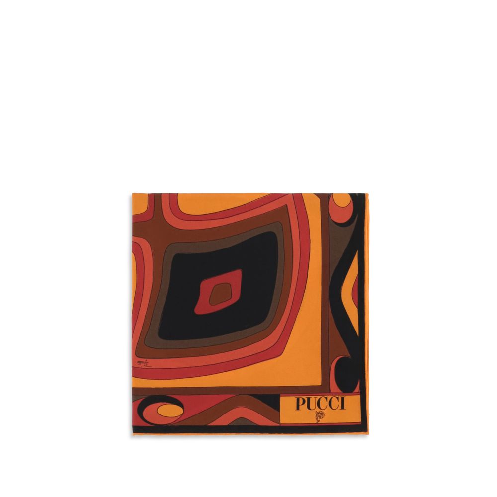 Orange Silk Scarf