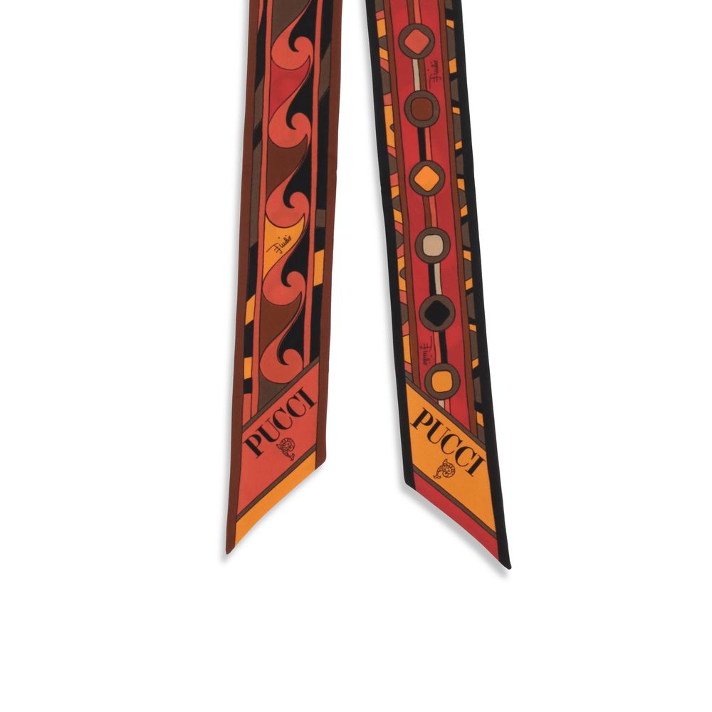 Orange Silk Scarf