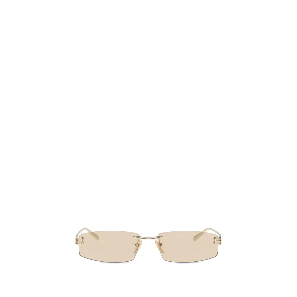 Beige Metal Sunglasses