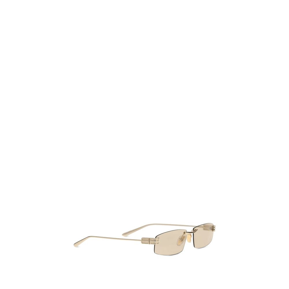 Beige Metal Sunglasses