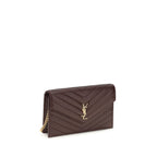 Bordeaux Calf Leather Bos Taurus Clutch Bag
