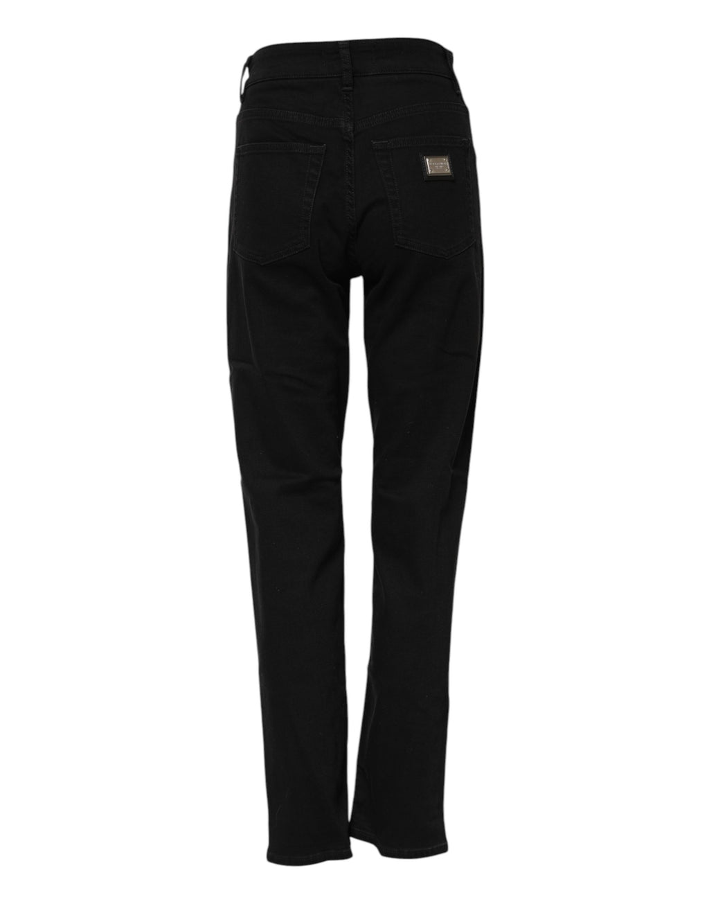 Black Boyfriend Cotton Stretch Denim Jeans