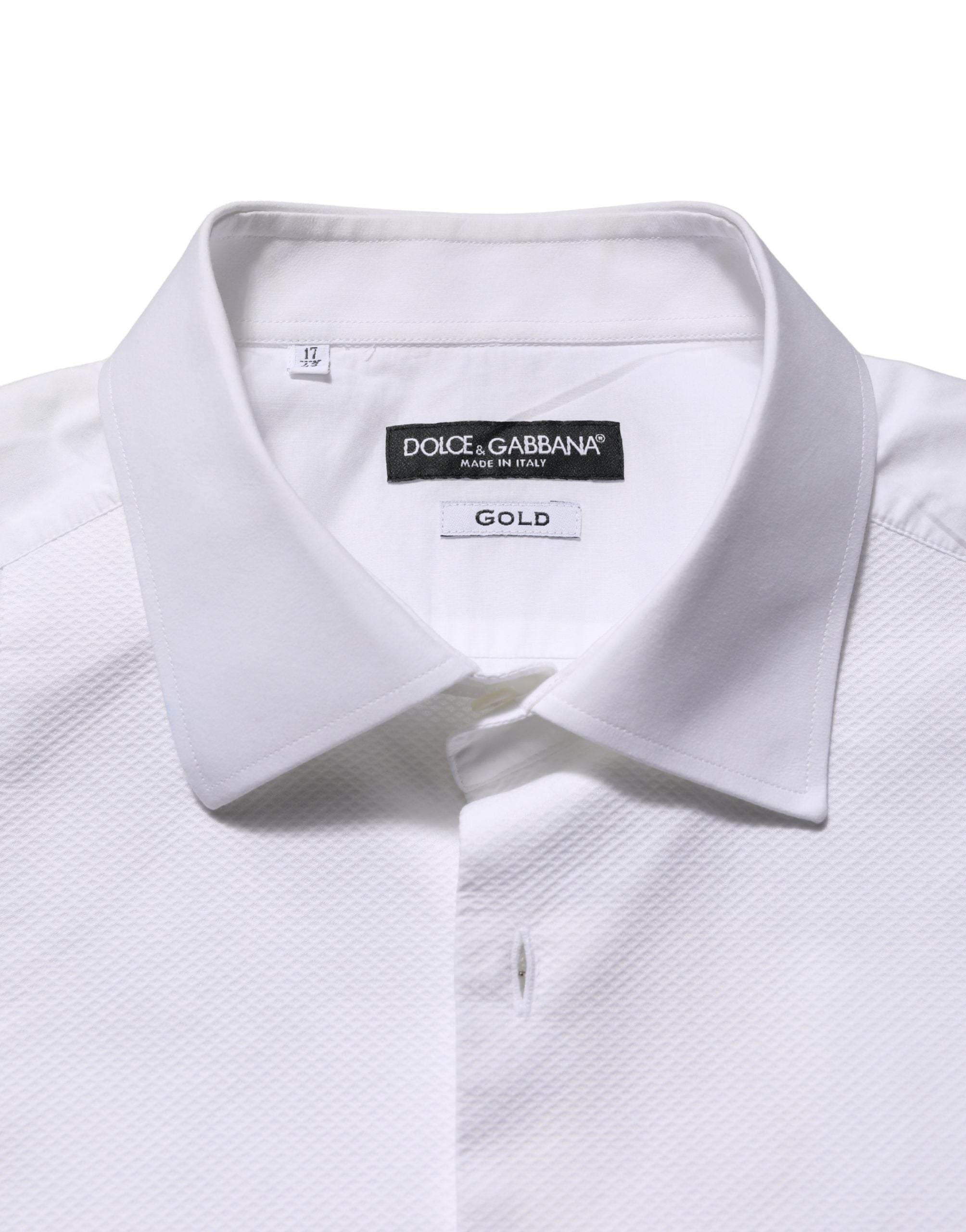 White Bib Cotton Poplin Dress Formal Shirt