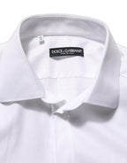 White Cotton Collared Dress Formal Men Shirt