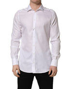 White Cotton Collared Dress Formal Men Shirt