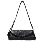 Black Leather Crossbody Bag