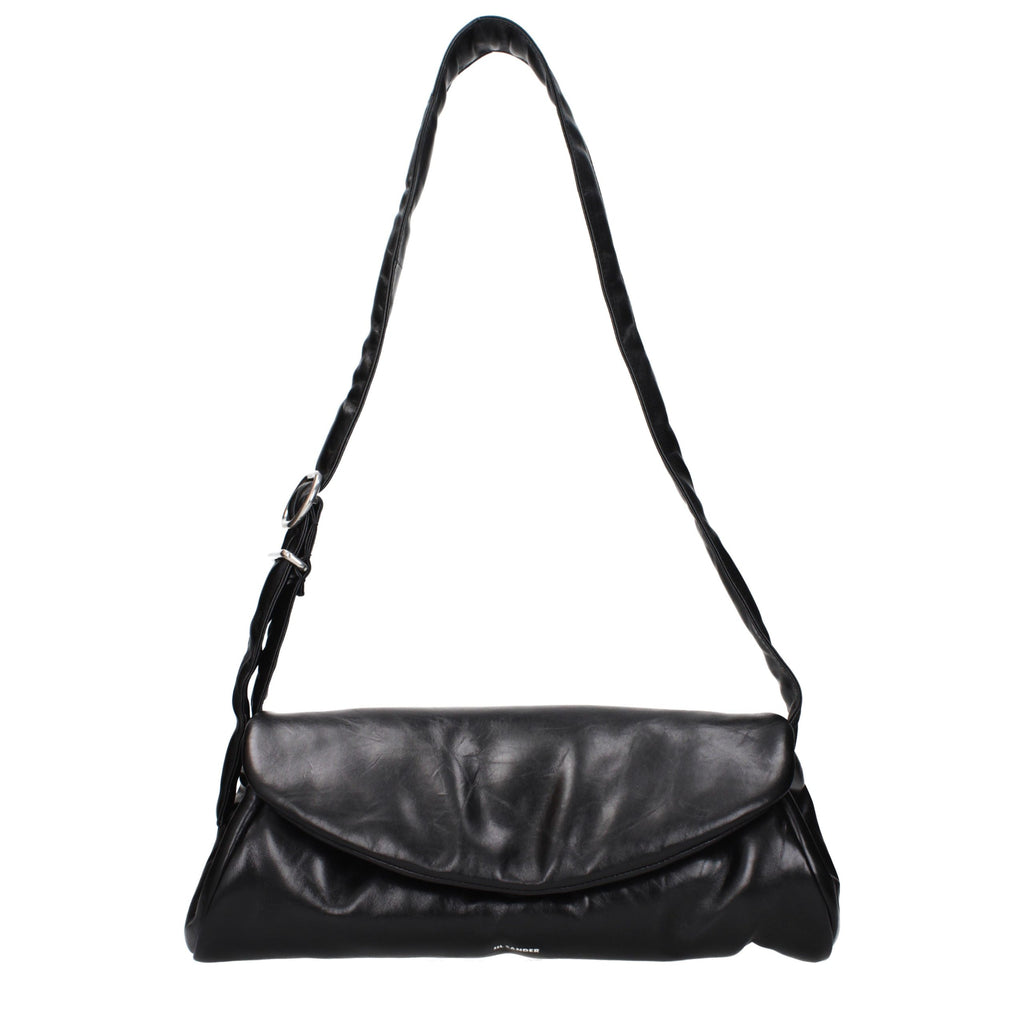 Black Leather Crossbody Bag