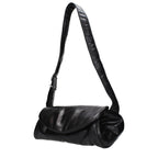 Black Leather Crossbody Bag