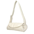 Beige Leather Crossbody Bag