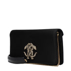 Black Satin Clutch Bag