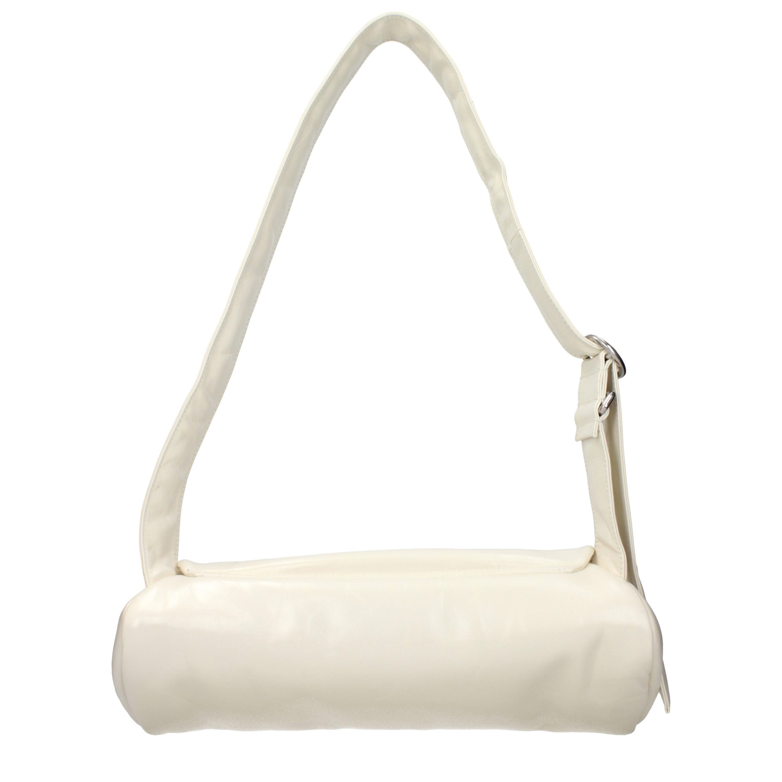 Beige Leather Crossbody Bag