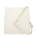 White Leather Shoulder Bag