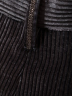 Blue Viscose Casual Pants