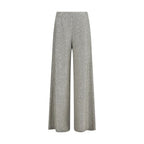 Silver Polyamide Casual Pants