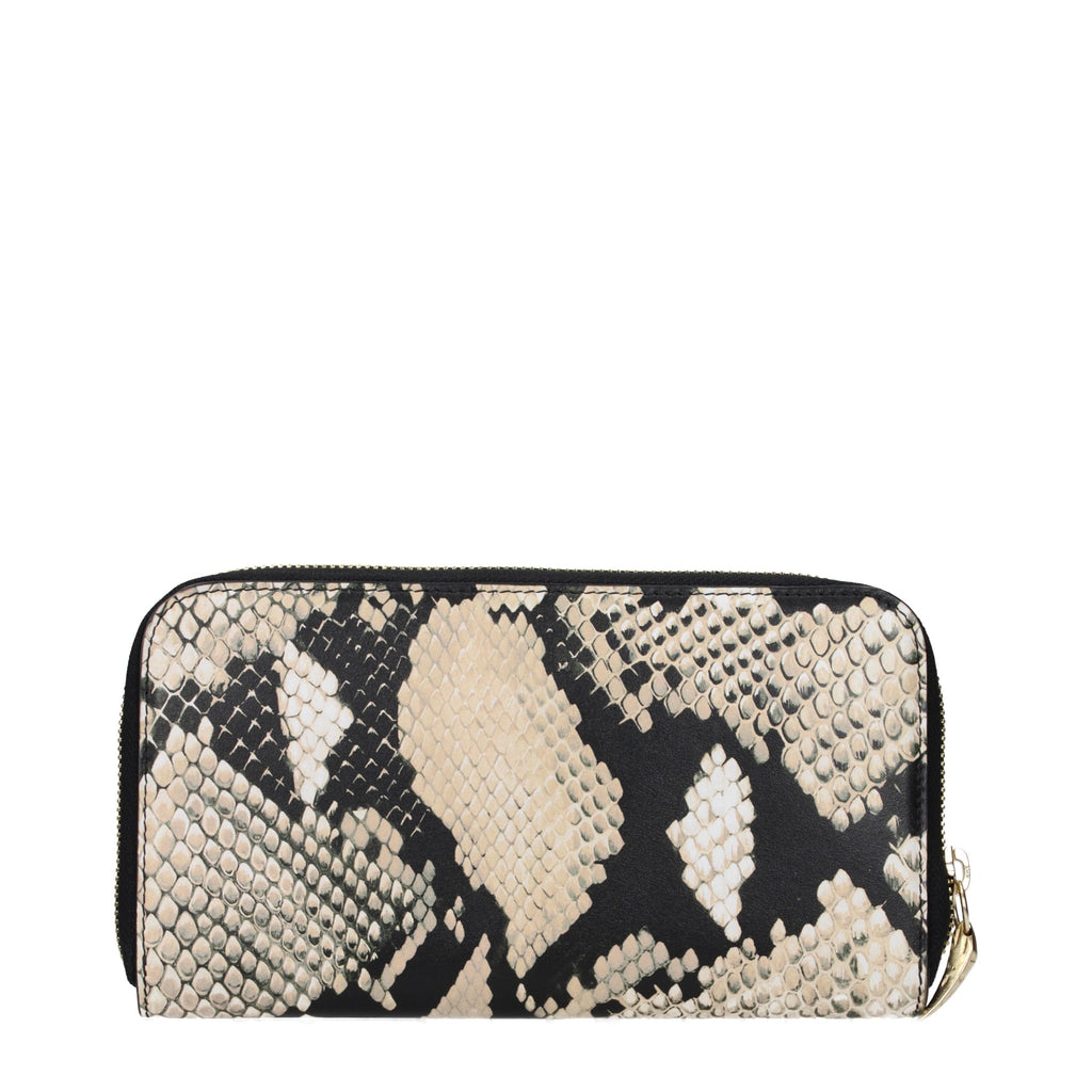 Beige Leather Wallet