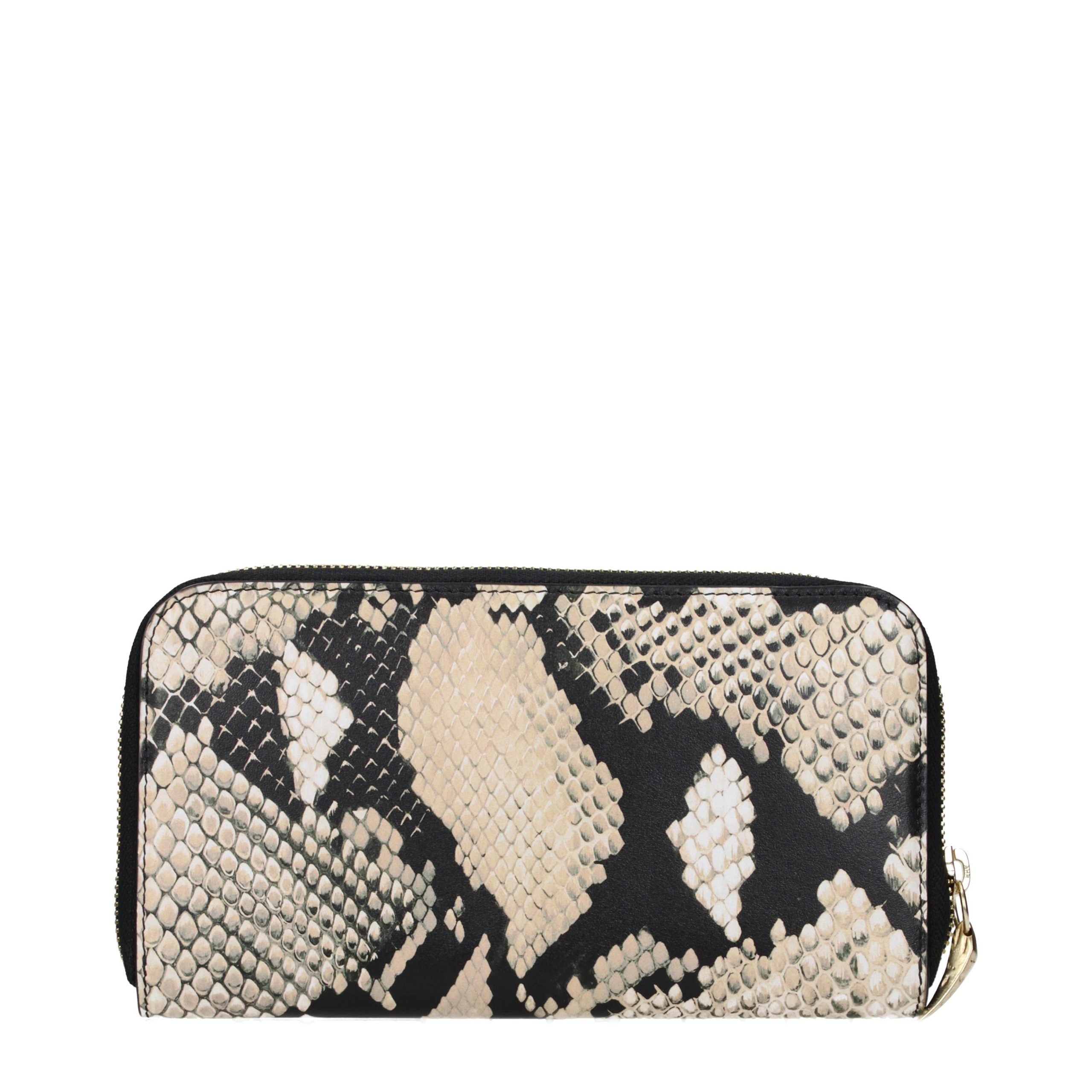Beige Leather Wallet