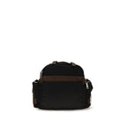 Brown Recycled Polyamide Shoulder Bag
