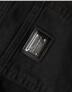 Black Skinny Cotton High Waist Denim Jeans
