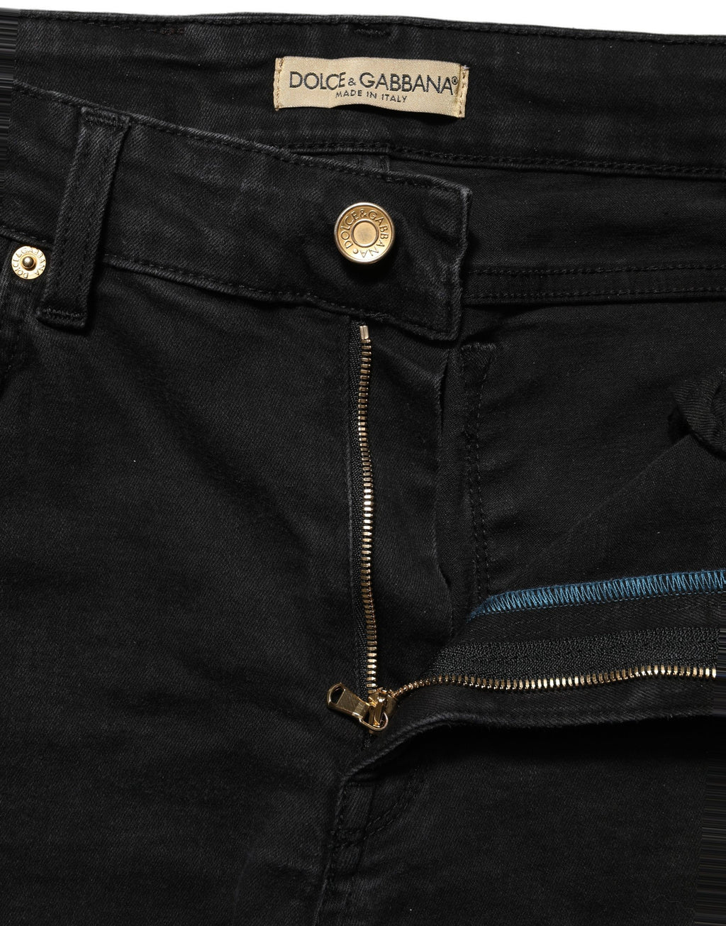 Black Skinny Cotton Low Waist Denim Jeans
