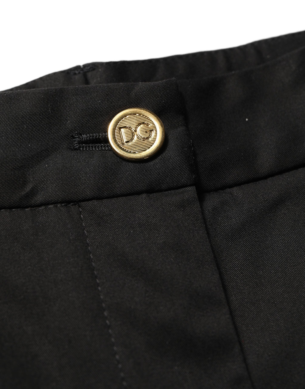 Black Tapered Leg Dress Cotton Trousers Pants