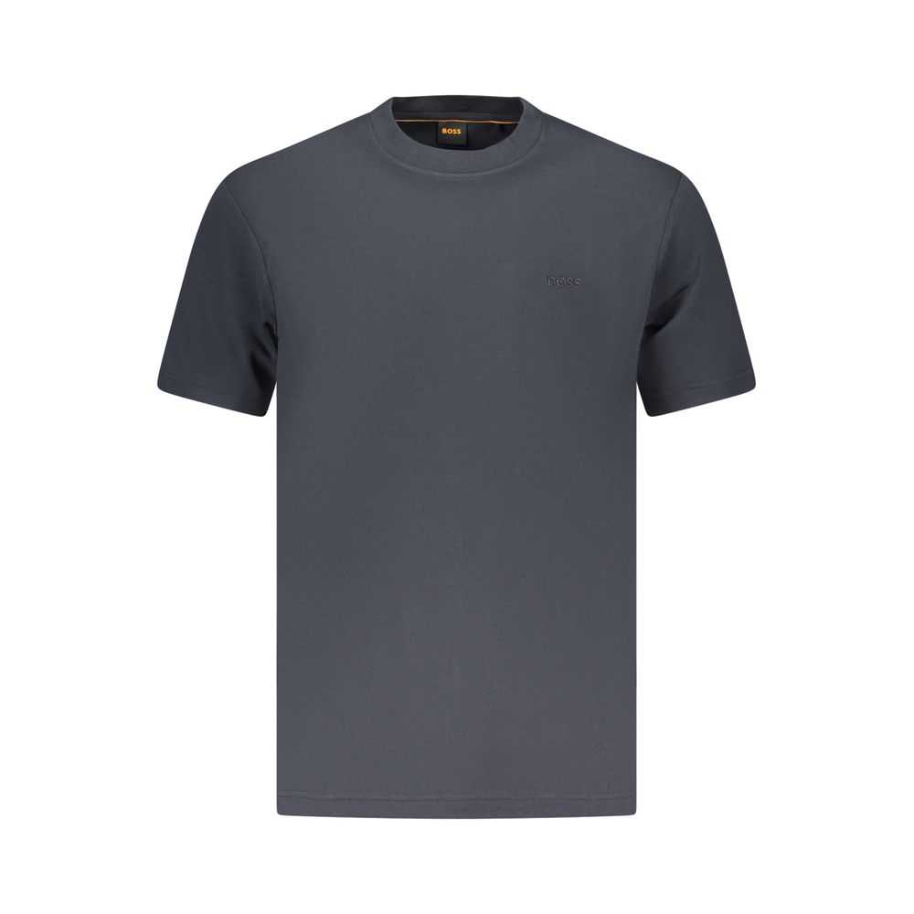 Blue Cotton Men's Tshirt
