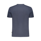 Blue Cotton Men's T-Shirt