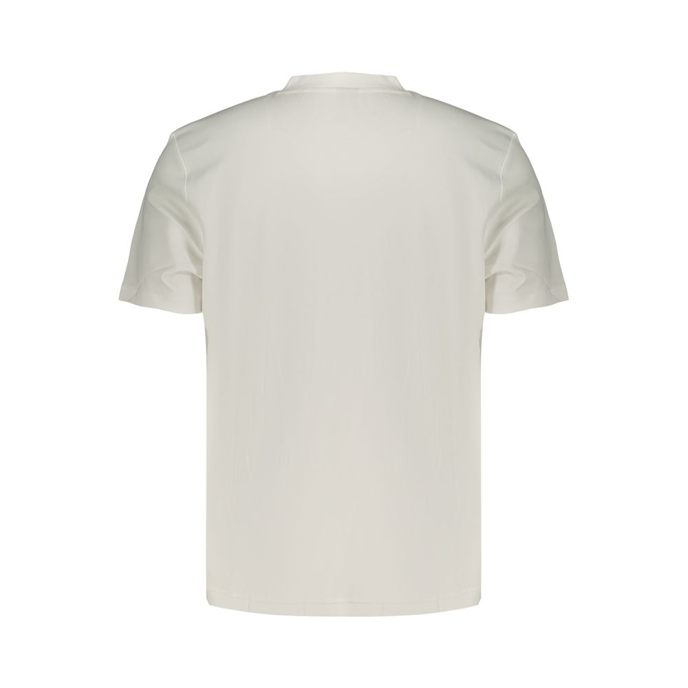 White Cotton Men's T-Shirt