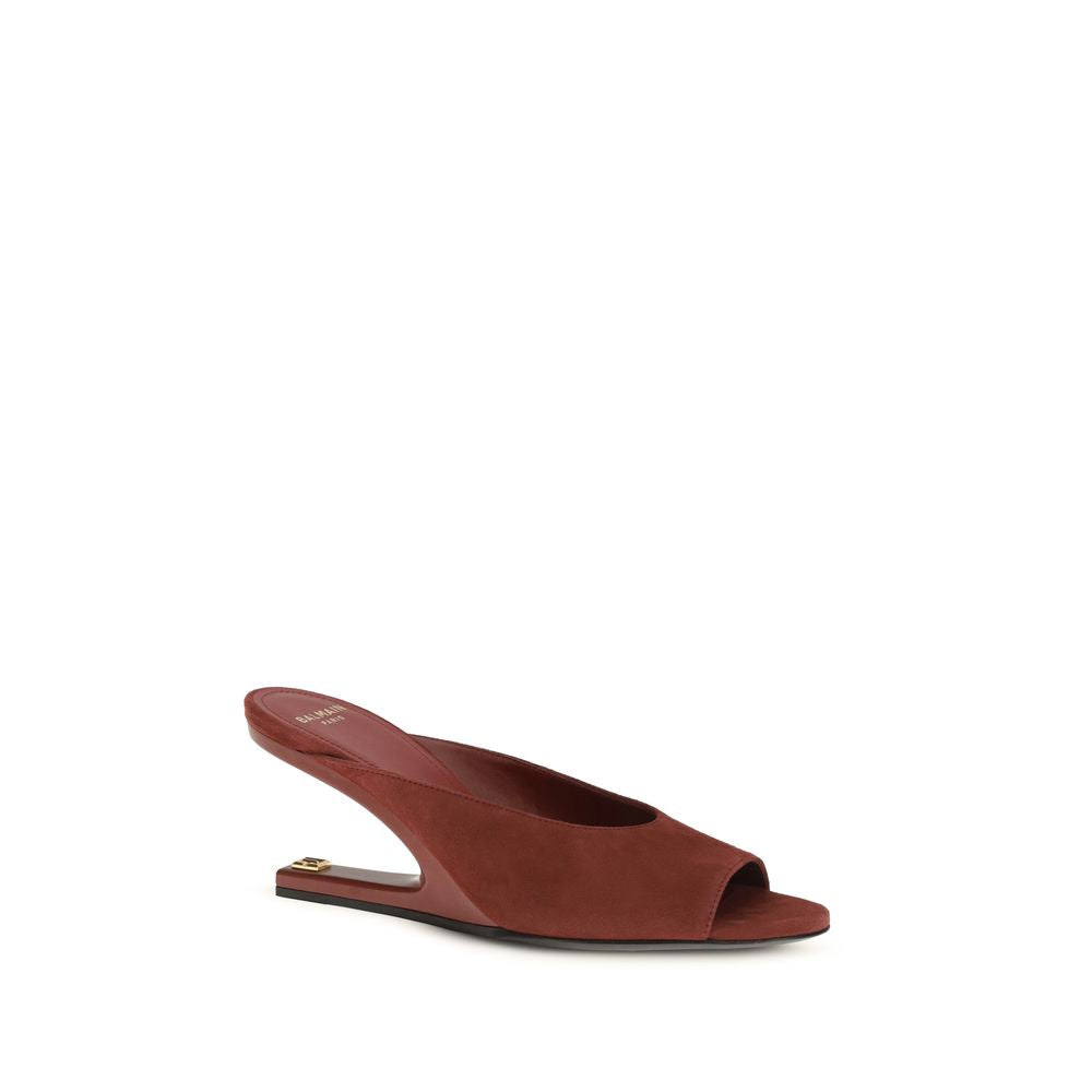Bordeaux Calf Leather Bos Taurus Mules