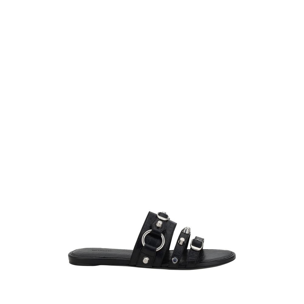 Black Lamb Ovis Aries Aries Flat Sandals