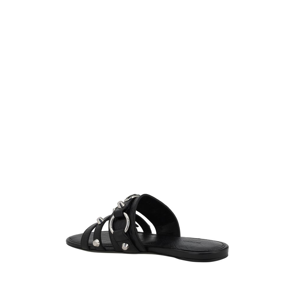 Black Lamb Ovis Aries Aries Flat Sandals