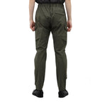 Bicolor Polyester Cargo Pants