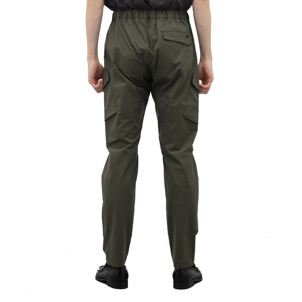 Bicolor Polyester Cargo Pants