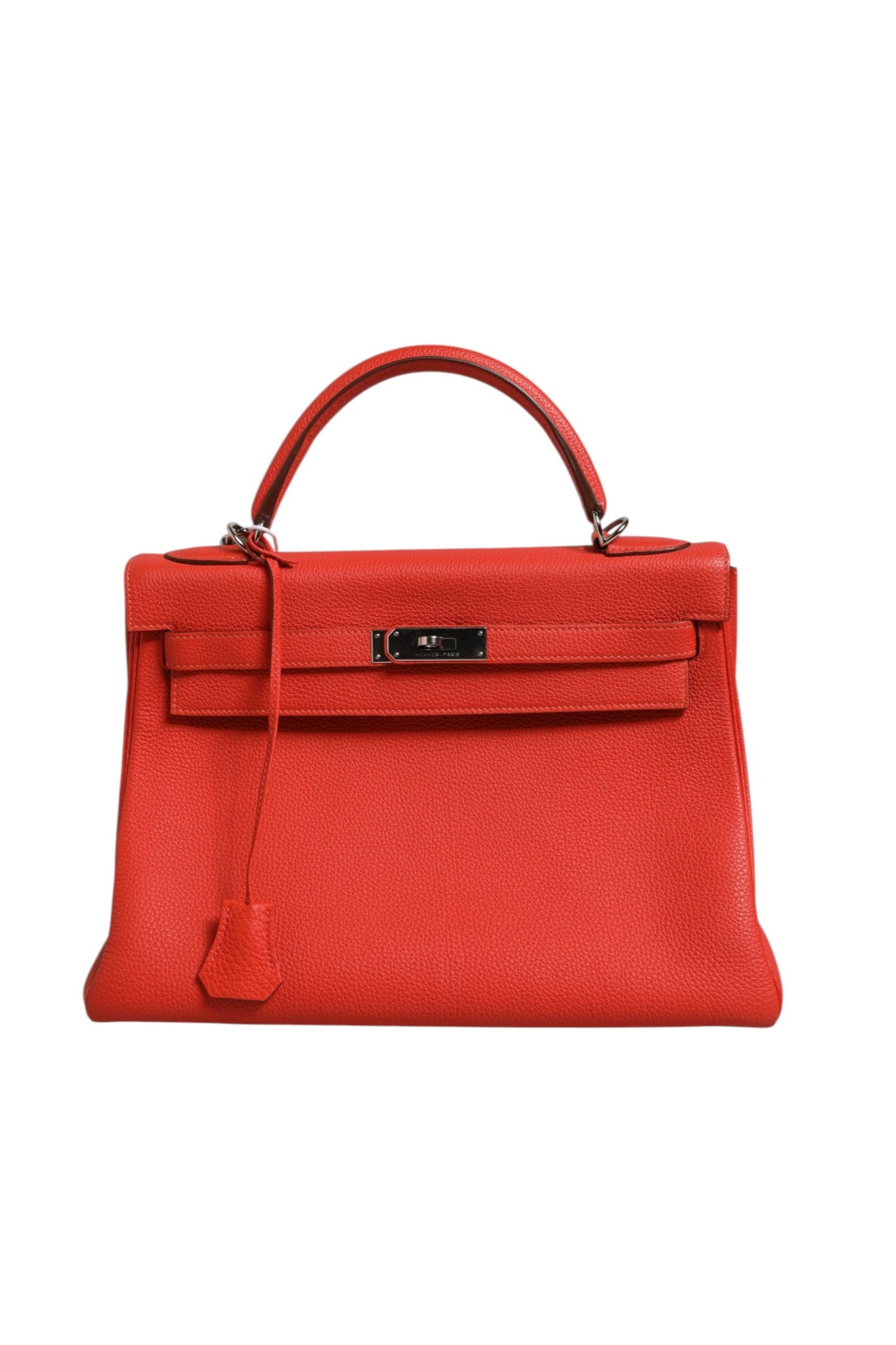 Kelly 32 Two-Way Handbag with Palladium Hardware