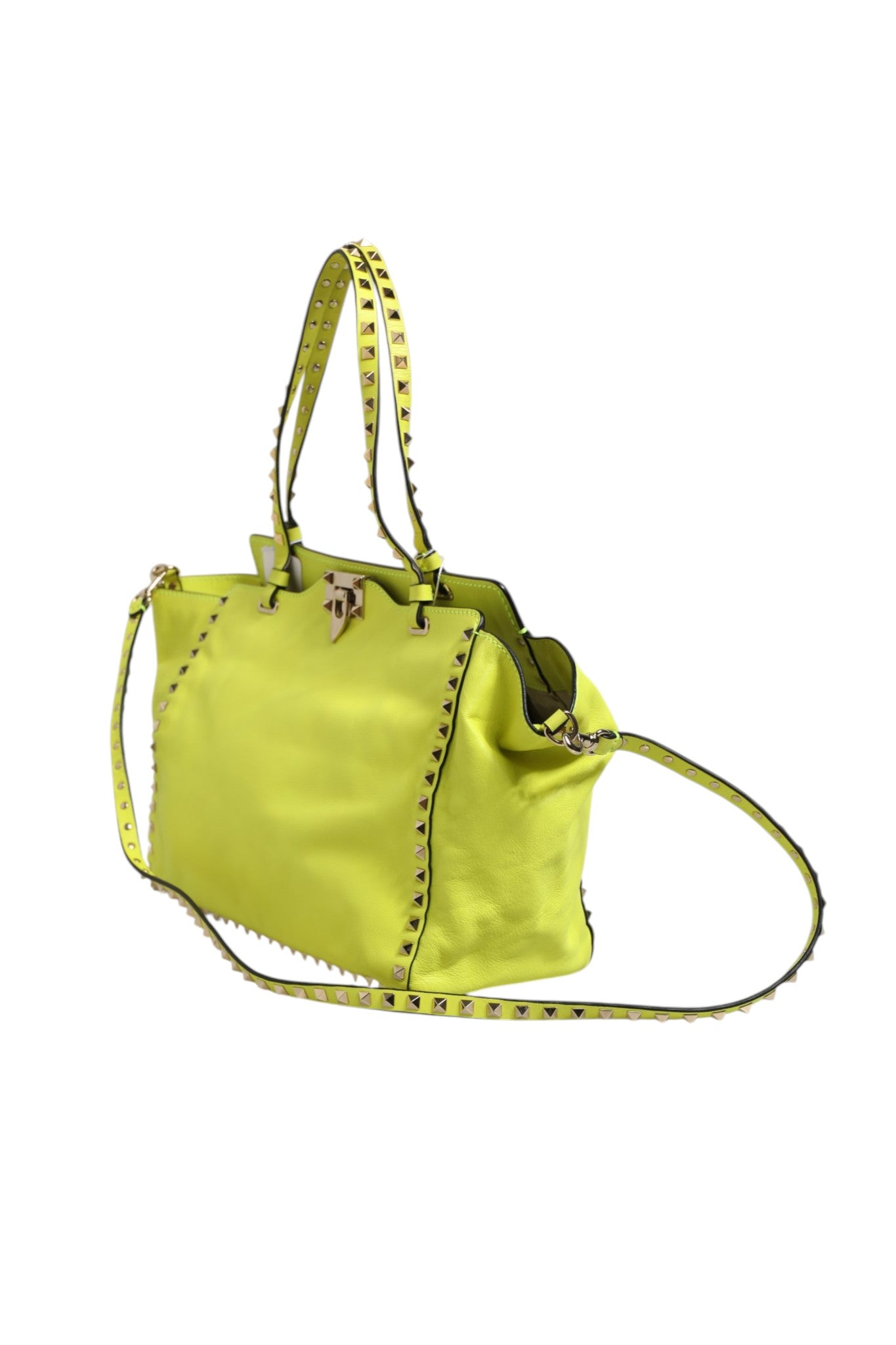 Rockstud Leather Handbag