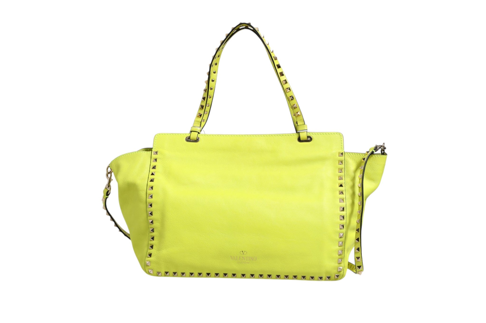 Rockstud Leather Handbag