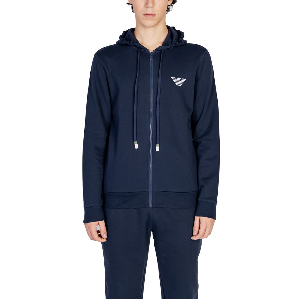 Blue Cotton Hoodie