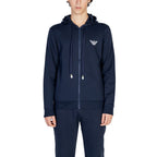 Blue Cotton Hoodie