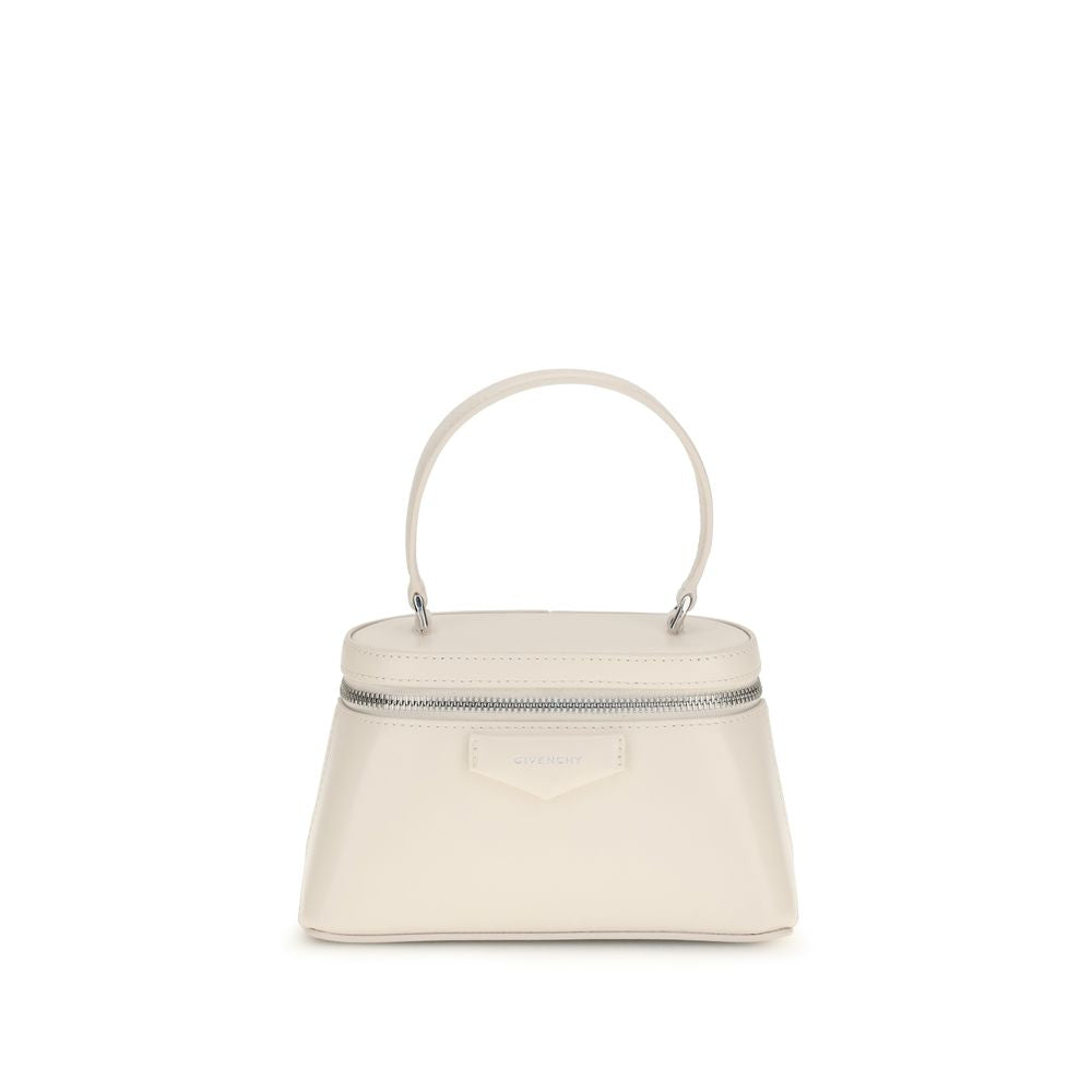 Beige Calf Leather Bos Taurus Handbag