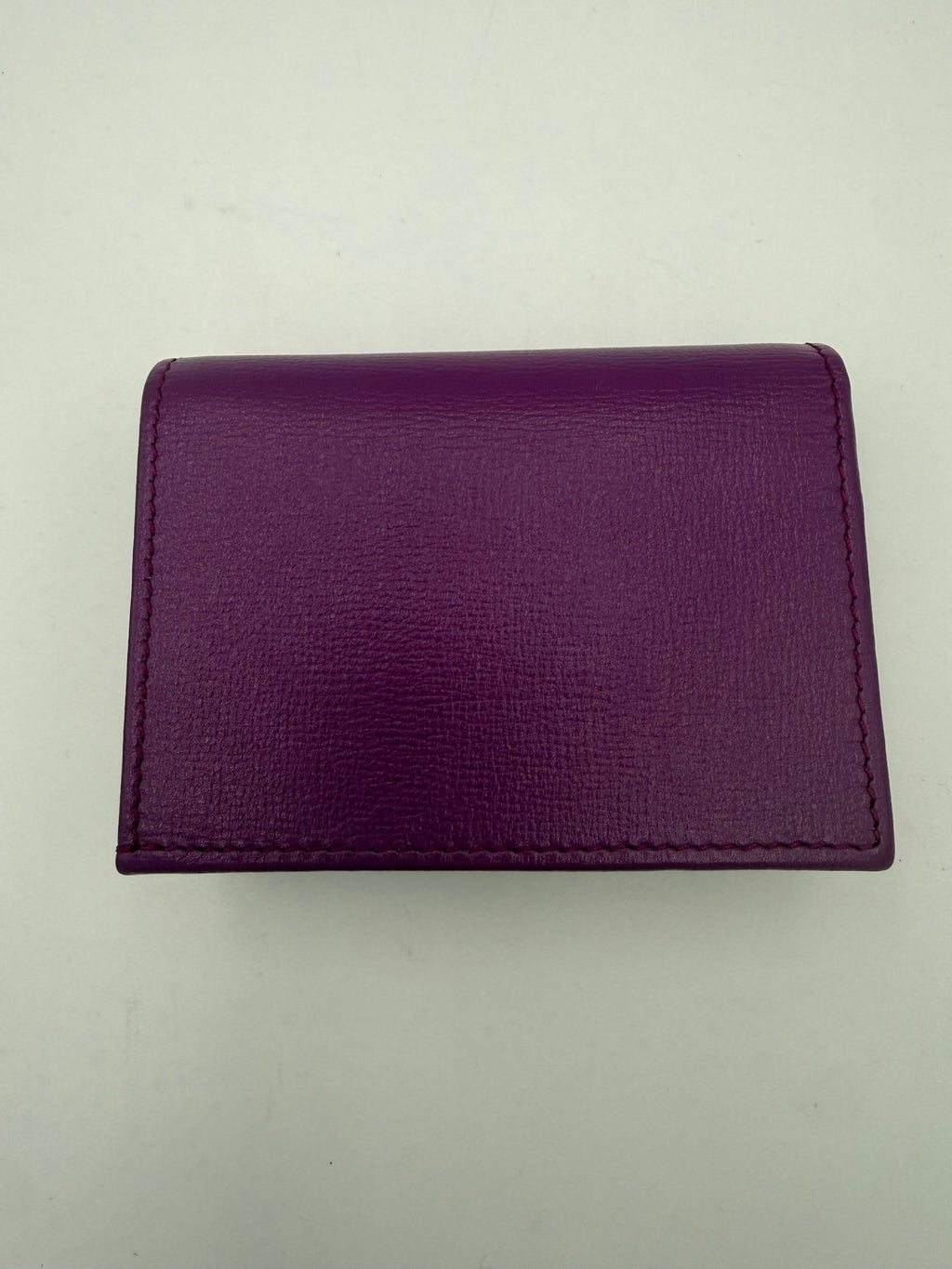 GUCCI HORSEBIT Purple Compact Wallet