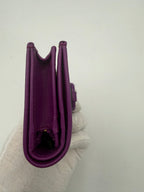 GUCCI HORSEBIT Purple Compact Wallet