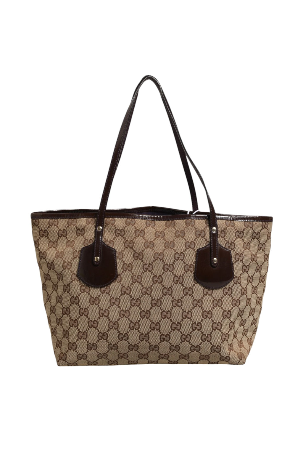 Beige Canvas Medium Jolie Charm Tote Bag