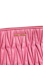 Matelassé Leather Shoulder Bag