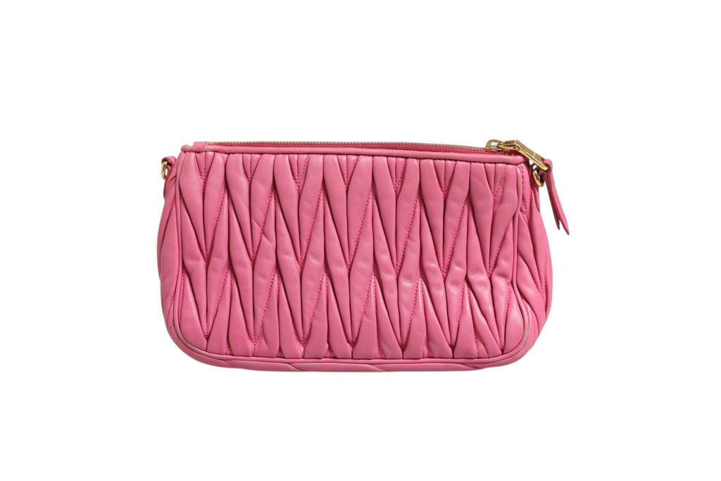 Matelassé Leather Shoulder Bag