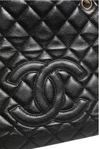 Caviar Petit Shopping Tote (PST) Black