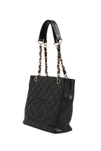 Caviar Petit Shopping Tote (PST) Black